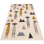 Dětský kusový Vini 104170 Creme/Multicolor 120×170 cm - Koberec