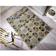 Kusový Cocktail Mimosa Grey/Ochre - Koberec