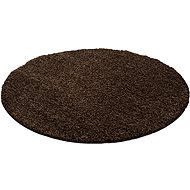 Kusový Dream Shaggy 4000 Brown kruh - Koberec