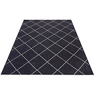Kusový Flatweave 104827 Black/Cream 80×150 cm - Koberec