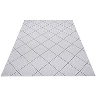 Kusový Flatweave 104828 Silver/Grey 80×150 cm - Koberec
