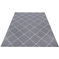 Kusový Flatweave 104829 Grey/Silver - Koberec