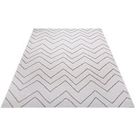 Kusový Flatweave 104837 Cream/Light-brown 80×150 cm - Koberec