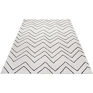 Kusový Flatweave 104839 Cream/Black - Koberec