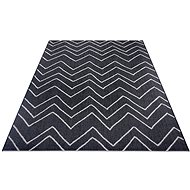 Kusový Flatweave 104840 Black/Cream - Koberec
