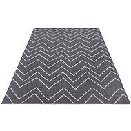 Kusový Flatweave 104841 Grey/Silver - Koberec