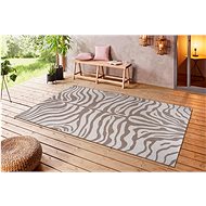 Kusový Flatweave 104844 Light-brown/Cream - Koberec