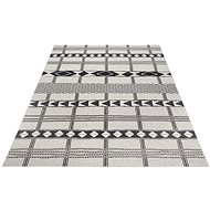 Kusový Flatweave 104852 Black/Cream 80×150 cm - Koberec