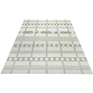Kusový Flatweave 104853 Green/Cream - Koberec