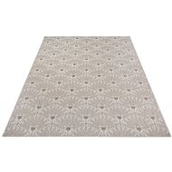 Kusový Flatweave 104859 Light-brown/Cream - Koberec