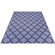 Kusový Flatweave 104866 Blue/Cream 160×230 cm - Koberec