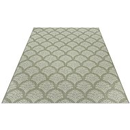 Kusový Flatweave 104868 Green/Cream - Koberec