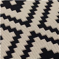 Kusový Florence Alfresco Moretti Black/Beige 66×230 cm - Koberec