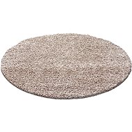 Kusový Life Shaggy 1500 beige kruh - Koberec