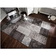 Kusový Manhattan Patchwork Chenille Black/Grey - Koberec
