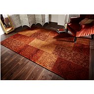 Kusový Manhattan Patchwork Chenille Terracotta - Koberec