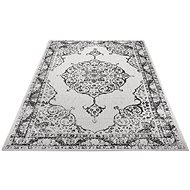 Kusový orientální Flatweave 104815 Cream/Black - Koberec