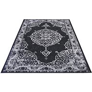 Kusový orientální Flatweave 104816 Black/Cream - Koberec