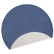 Kusový Twin-Wendeteppiche 103100 blau creme kruh - Koberec