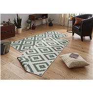 Kusový Twin-Wendeteppiche 103131 grün creme 80×250 cm - Koberec