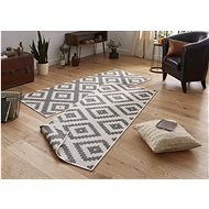 Kusový Twin-Wendeteppiche 103132 grau creme 160×230 cm - Koberec
