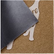 Protiskluzová rohožka MujOriginal 104660 Brown/Cream 45×75 cm - Koberec