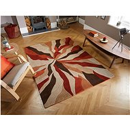 Ručně všívaný kusový Infinite Splinter Orange 160×220 cm - Koberec