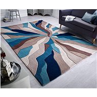 Ručně všívaný kusový Infinite Splinter Teal 120×170 cm - Koberec