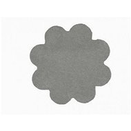 Kusový koberec Color Shaggy světle šedý kytka 120×120 cm - Koberec