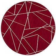 Kusový koberec Mujkoberec Original 104279 Red 140×140 (průměr) cm - Koberec