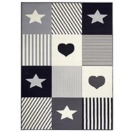 Dětský koberec Adventures 104572 Dark-grey/cream 80×150 cm - Koberec