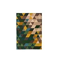 Ručne všívaný kusový koberec Illusion Prism Green / Multi 120 × 170 cm - Koberec