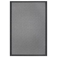 Kusový koberec Flatweave 104822 Black/Grey 200×290 cm - Koberec