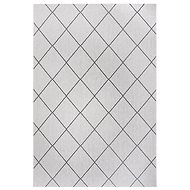Kusový koberec Flatweave 104826 Cream/Black 80×150 cm - Koberec