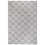 Kusový koberec Flatweave 104860 Black/Cream 200×290 cm - Koberec