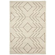 Kusový koberec Retro 105202 Cream, Brown 120×170 cm - Koberec