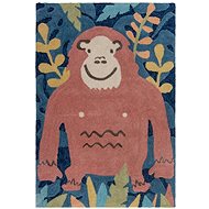 Kusový koberec Zest Kids Jungle Monkey Brown/Multi - Koberec
