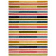 Ručne všívaný kusový koberec Illusion Piano Pink/Multi 120 × 170 cm - Koberec