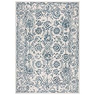 Kusový koberec Wool Loop Yasmin Ivory/Blue - Koberec