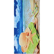 4sleep Quick-drying beach towel 90 × 180 cm - Hat - Bath Towel