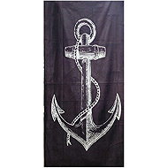 4sleep Quick-drying beach towel 70 × 147 cm - Anchor - Bath Towel
