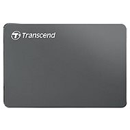 Transcend StoreJet 25C3N 1TB Steel Grey - External Hard Drive