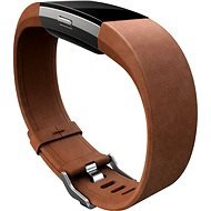 Fitbit Charge 2 Band Leather Brown Large - Remienok na hodinky