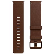 Fitbit Versa Accessory Band, Leather, Cognac, Small - Watch Strap