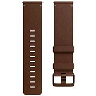 Fitbit Versa Accessory Band, Leather, Cognac, Large - Watch Strap
