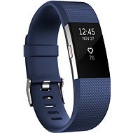 Fitbit Charge 2 Large Blue Silver - Fitness Tracker