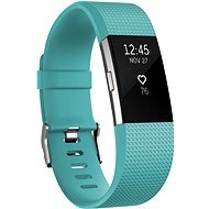 Fitbit Charge 2 Large Teal Silver - Fitness náramok