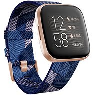 Fitbit Versa 2 Special Edition - Navy & Pink Woven - Smartwatch