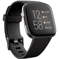 Fitbit Versa 2 (NFC) - Black/Carbon - Smart Watch
