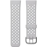 Fitbit Sense & Versa 3 Sport Band, Grey/Mint, Large - Watch Strap